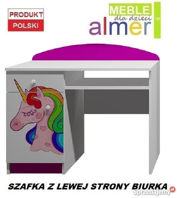 JEDNOROŻEC 14 B10 biurko dziecięce 100x50 w74 Suwałki