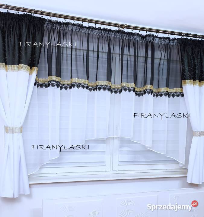 Firana Gotowa Firanki do salonu pokoju gipiura Inowrocław