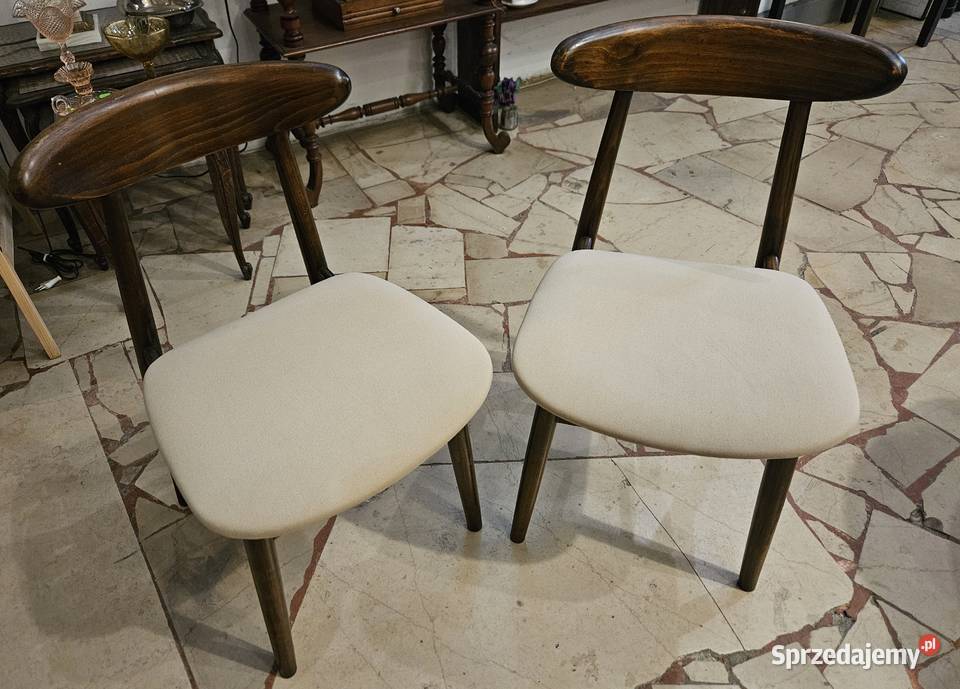 Komplet 5 krzeseł PRL lubelskie Lublin sprzedam