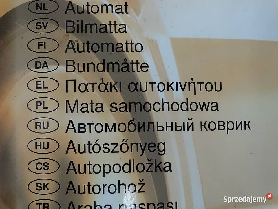 Nowy Kompleat Dywaników Samochodowych Metallic 4 Biłgoraj