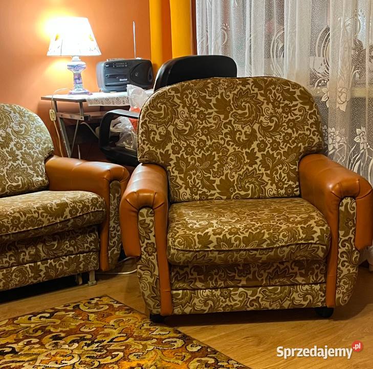 Komplet wypoczynkowy vintage PRL Jugosławia Meble do salonu