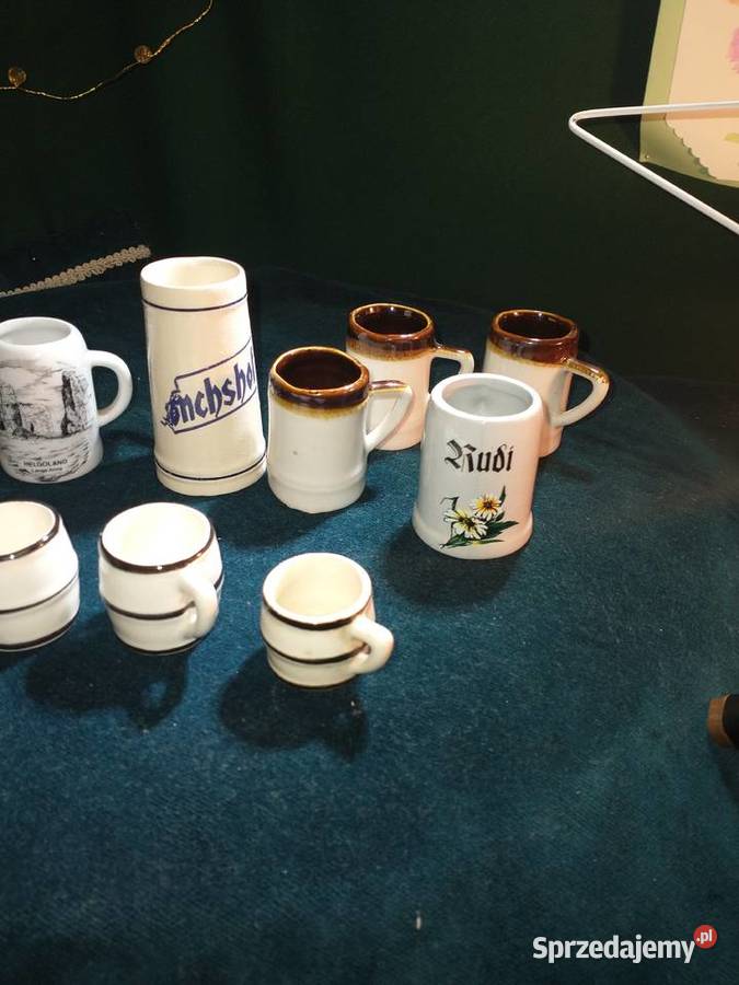 Kufle ceramiczne mini zestaw Rudna