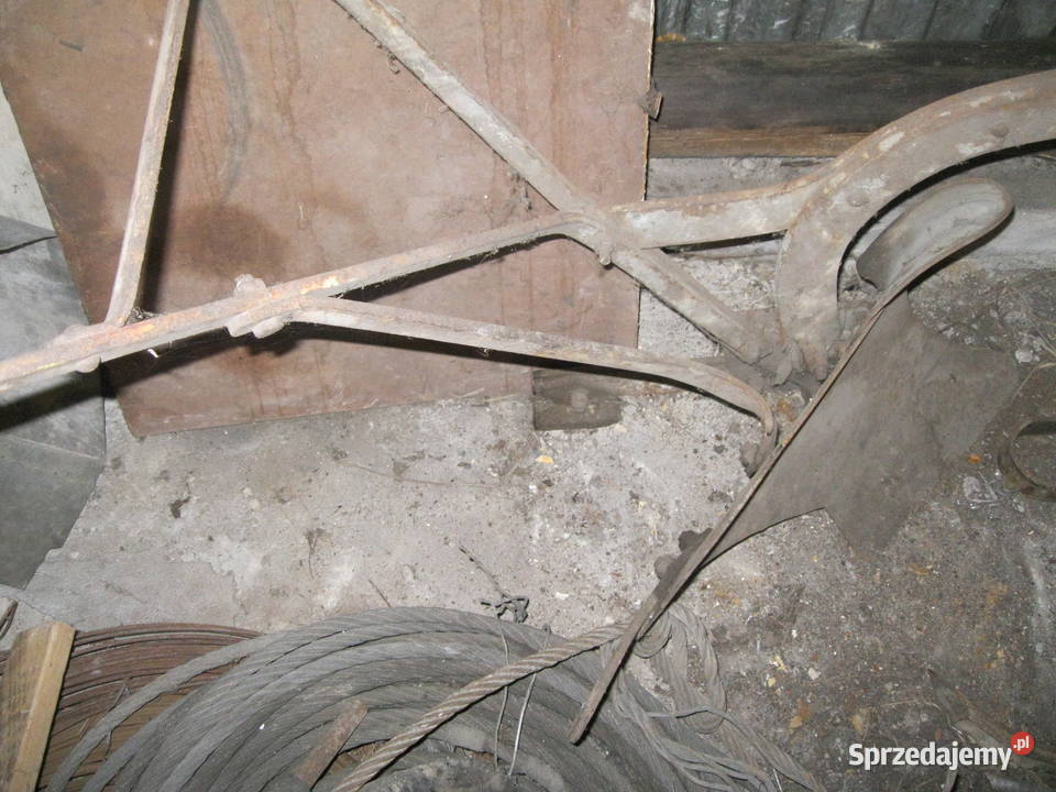 Pług konny zabytkowy np do agroturystyki ozdoby śląskie Jastrzębie-Zdrój