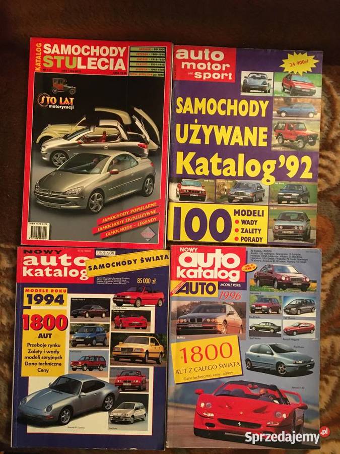 Samochody Stulecia i inne katalogi Zielonka