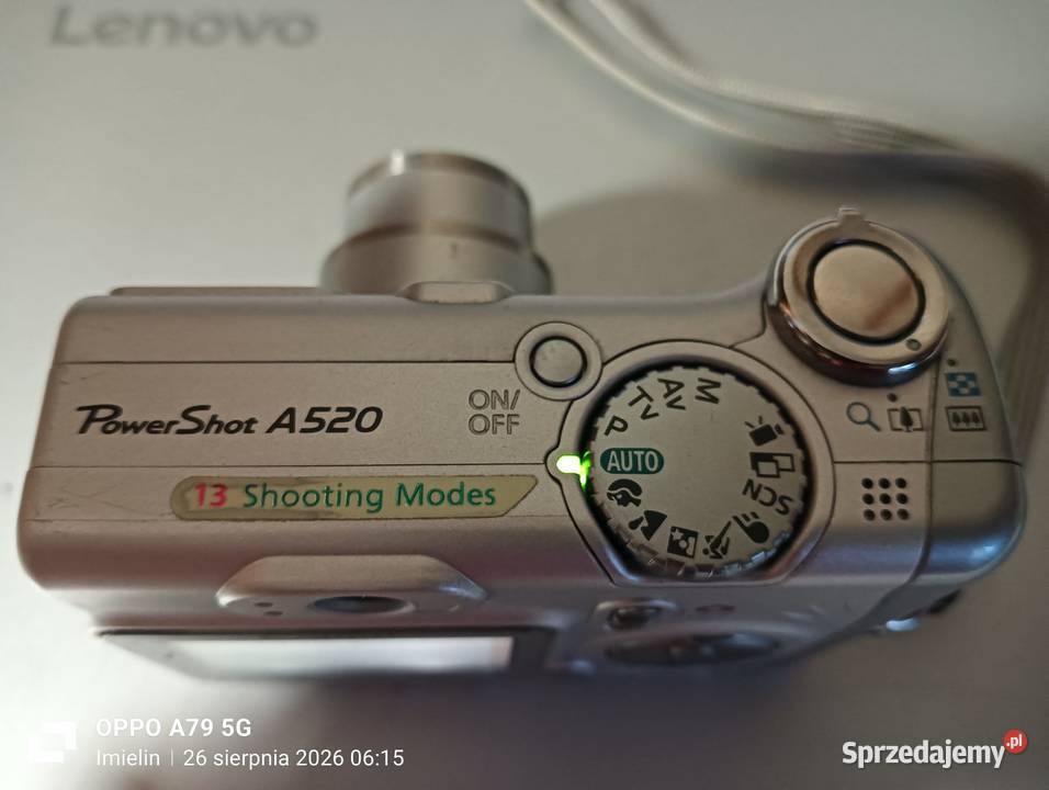 Canon PowerShot A520Retro DigitalSprawny Zestaw sprzedam