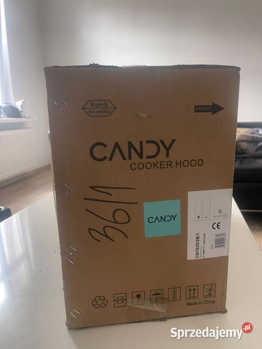 Okap Candy Czarny Pozostałe śląskie Bytom sprzedam