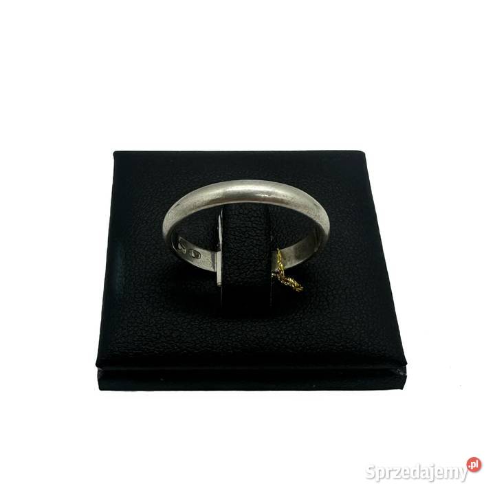 Srebrna Obrączka Próby 925 31g Rozmiar 25
