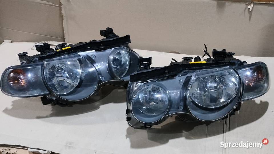 BMW E46 Compact lampy przednie komplet Środa Wielkopolska