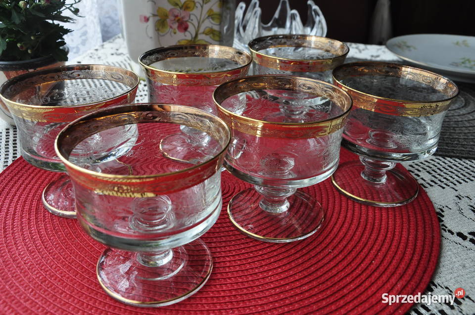 Murano Medici kieliszki Porcelana i szkło Tarnowskie Góry