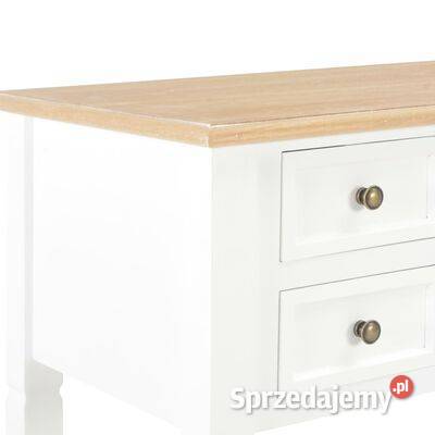 vidaXL Biurko białe 1095x45x775 mazowieckie