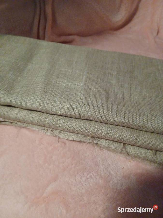 Kupon tkaniny lnianej PRL 140x150
