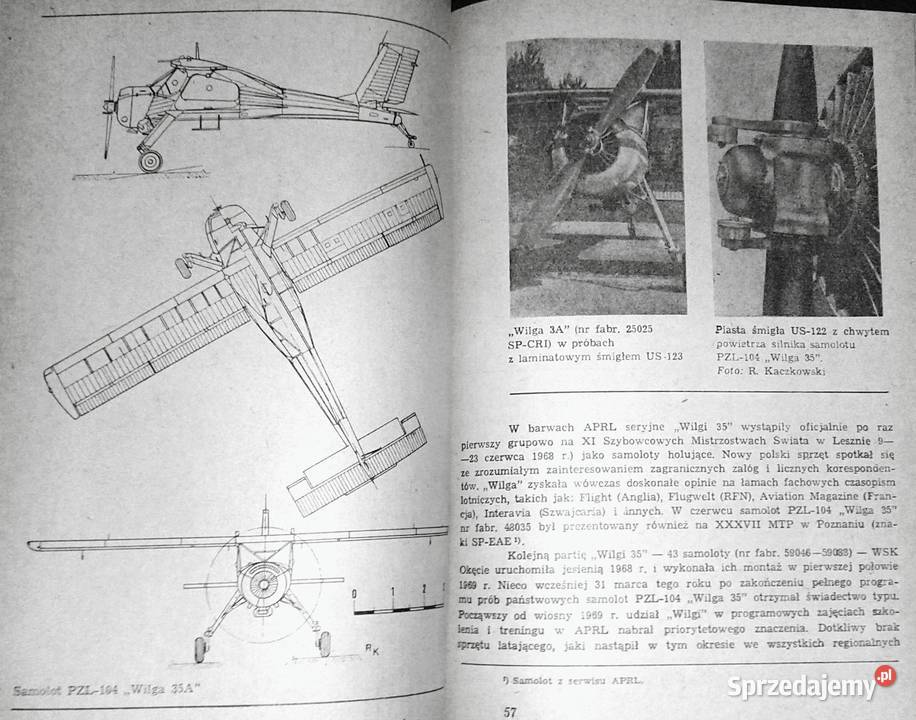 Samolot PZL104 Wilga Ryszard Kaczkowski Chełm