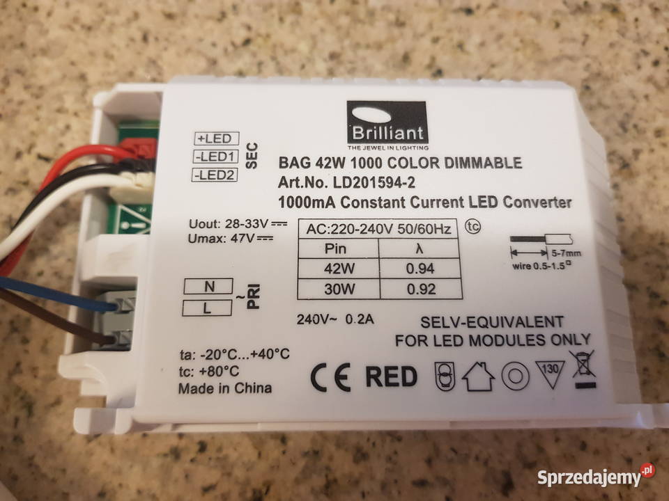 Zasilacz LED DRIVER BRILLIANT BAG 42W LD2015942 Warszawa