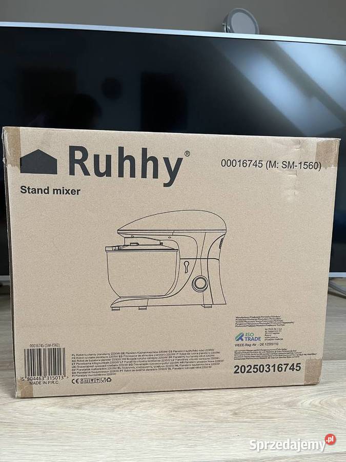 Mikser planetarny robot kuchenny Ruhhy SM1560 AGD drobne Żabia Wola