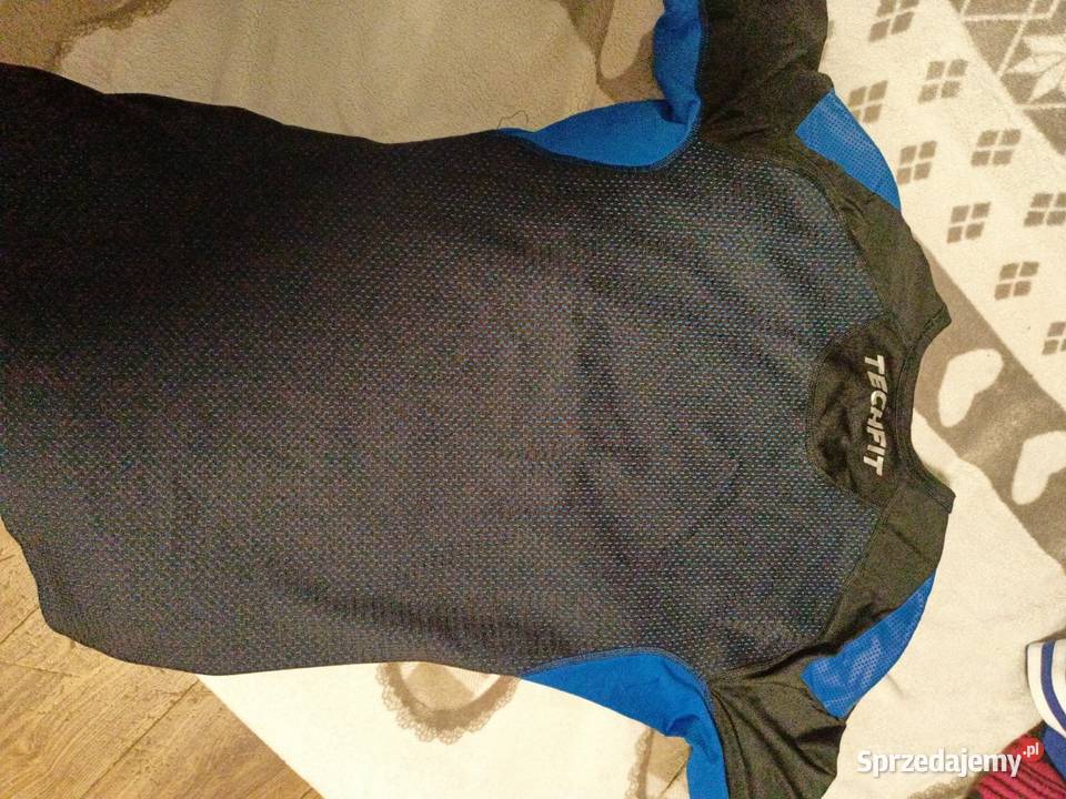 Adidas techfit clima cool męska czarna sportowa zachodniopomorskie Dębno