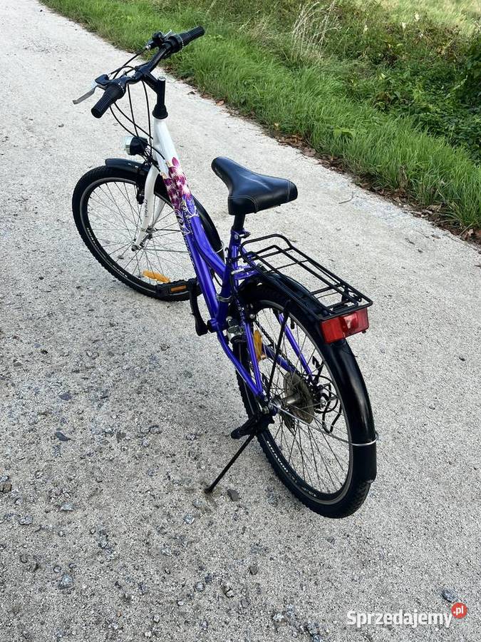 Rower dziewczynki stan kola 24 dolnośląskie Brzeg Dolny