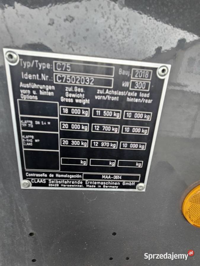 CLAAS LEXION 740 2018 Wydrowice