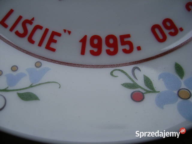 Starocie z PRL PTTK Talerz pamiątkowy ze Spływu Gdynia