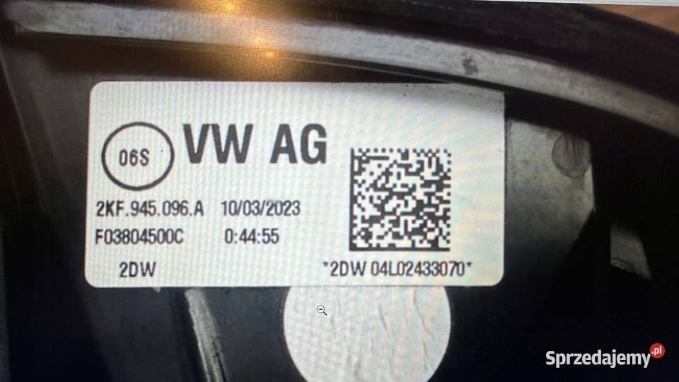 FORD Tourneo Connect III lampa tylna PRAWA 2020 osobowe Gorzów Wielkopolski sprzedam