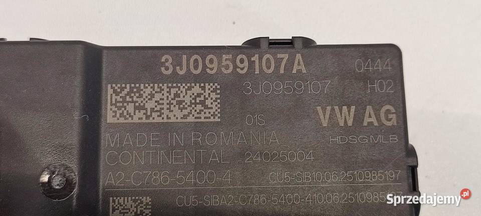 SKODA SUPERB 4 MODUŁ KLAPY BAGAŻNIKA 3J0959107A osobowe Komputery