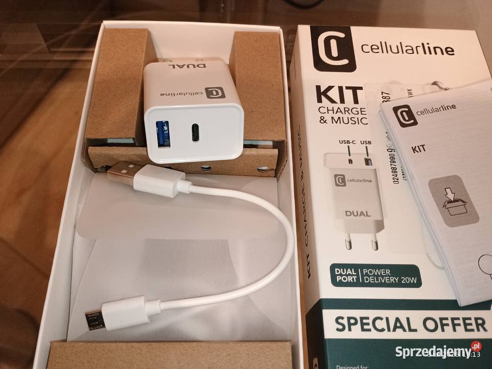 Nowa Ładowarka USB C słuchawki bluetooth lubelskie