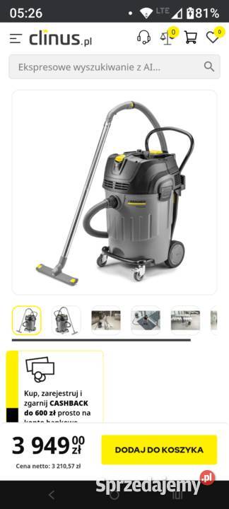 Karcher NT 652 ap stan idealny Jaworzno