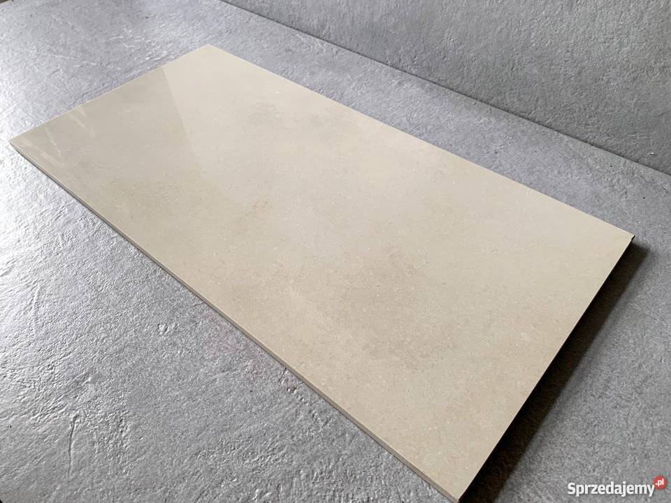 GRUBY jasny gres polerowany 120x60 WYSOKI POŁYSK łódzkie