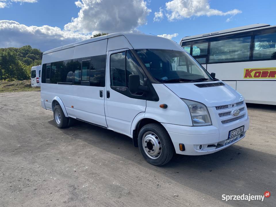 Transit 17 osobowy 2006 zadbany drzwi odsuwane Autobusy i minibusy Debrzno