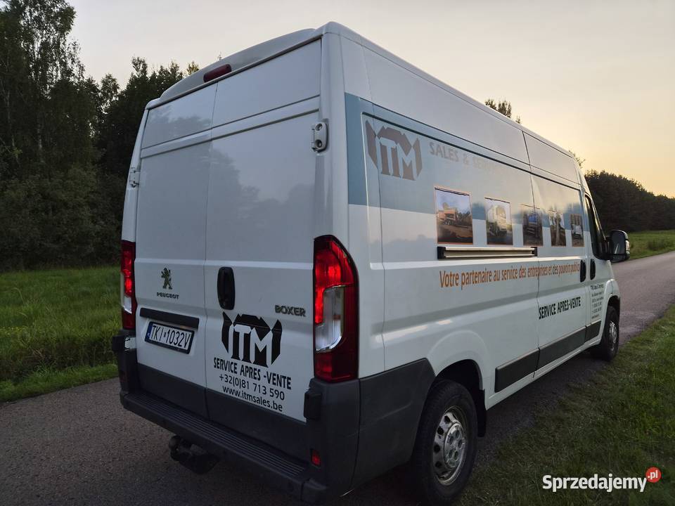 Peugeot Boxer 20 Blue HDi 163 H2L4 MaxiSuper hak Mniów sprzedam