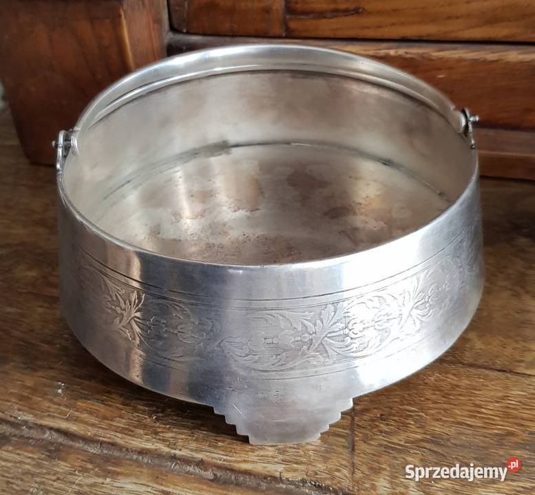 Cukiernica art deco plater firmy Fraget Orneta