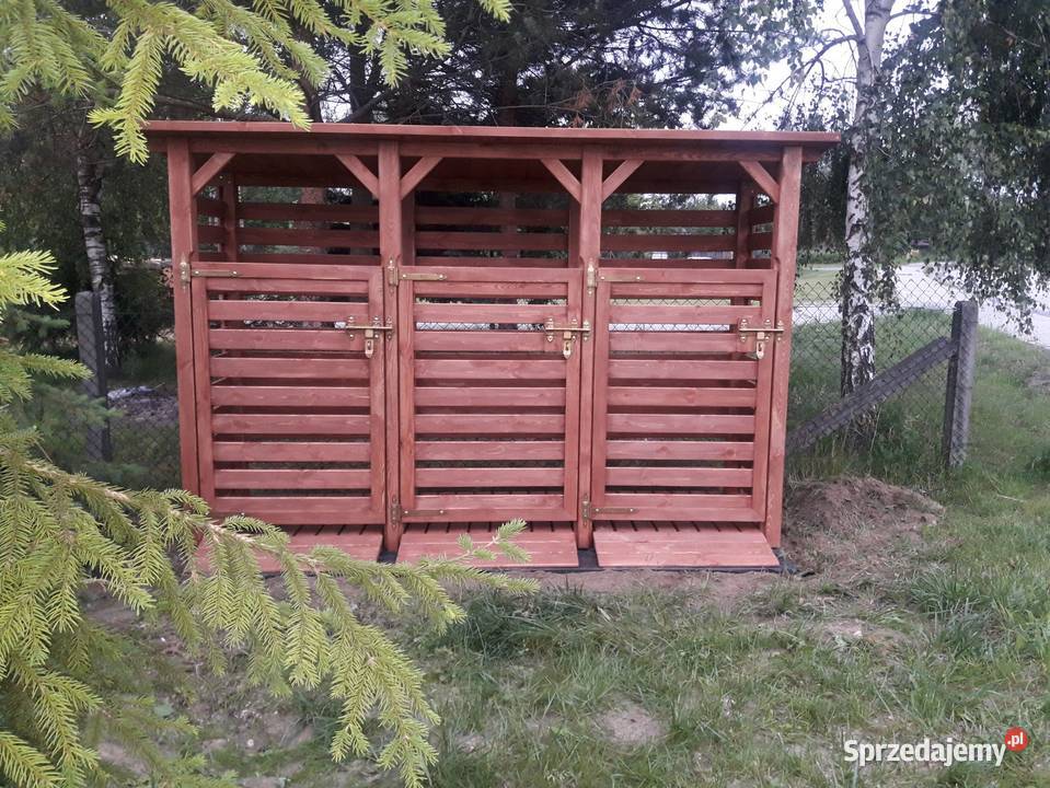 Zabudowa na kosze miejsce do segregacji z dachem śląskie sprzedam