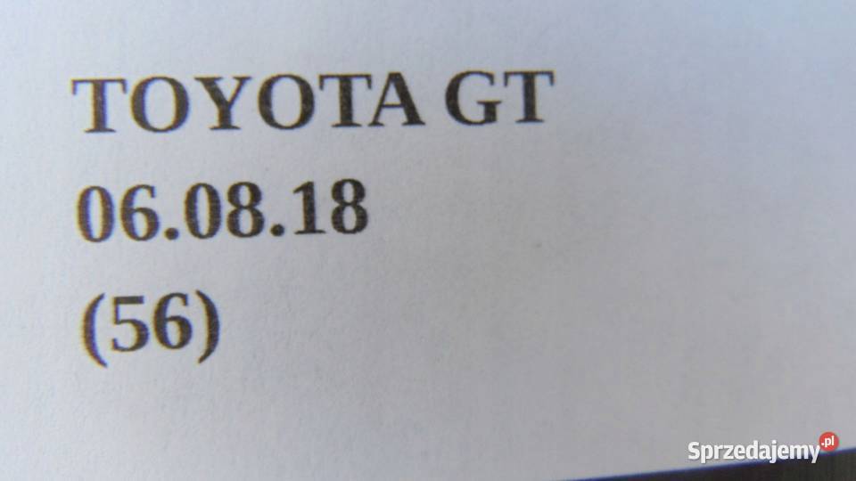 PLASTIKI WNĘTRZA OSŁONA TOYOTA GT86 Nowy Tomyśl