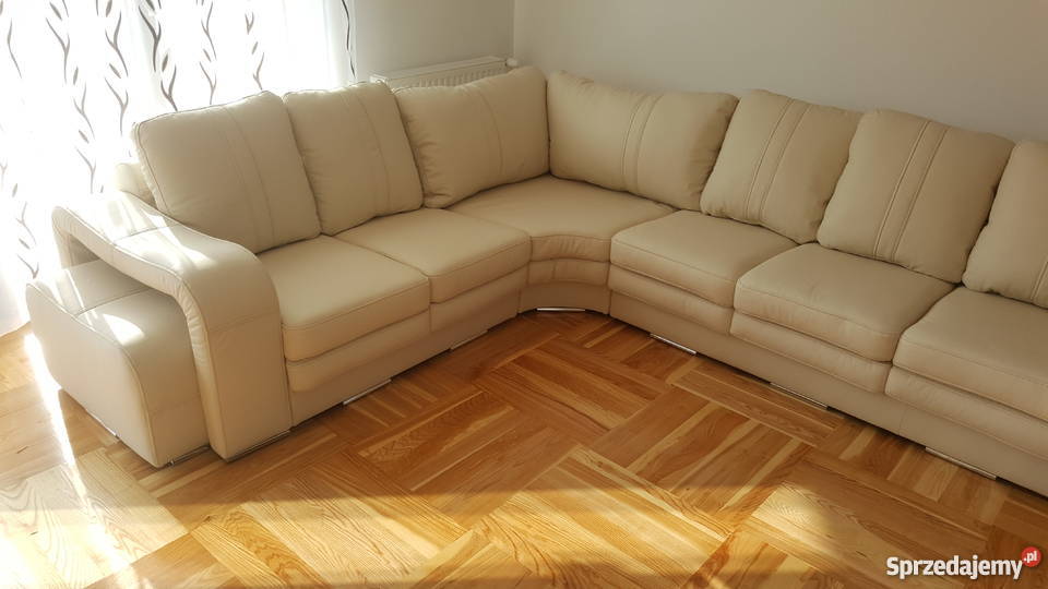 Narożnik Skórzany 100 skóra naturalna Kuźnia Raciborska sprzedam