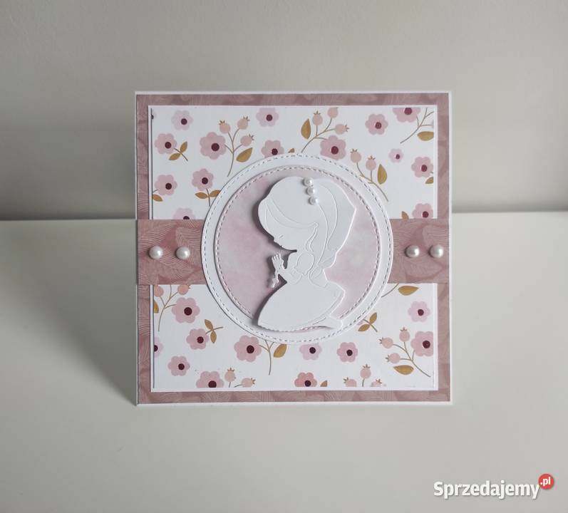 Kartka ręcznie z okazji Pierwszej Komunii Łódź