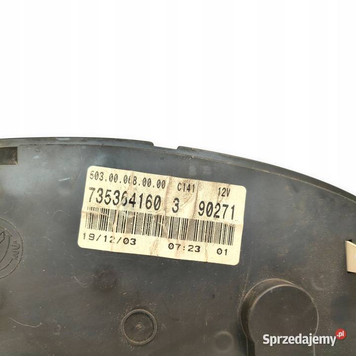 LICZNIK ZEGARY 735364160 Fiat Idea 12 14 16V 13 Chełm sprzedam