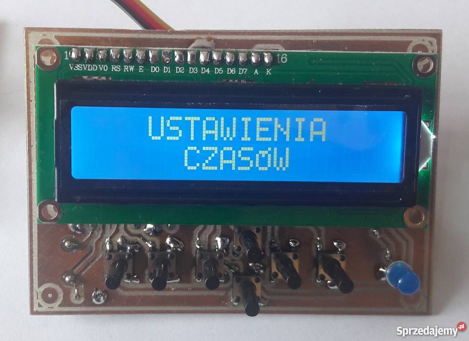 Mikroprocesorowy sterownik zgrzewarki Czarne