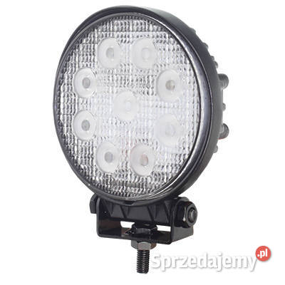 LAMPA ROBOCZA LEDOWA OKRĄGŁA 9 LED 1224V FI uniwersalne sprzedam