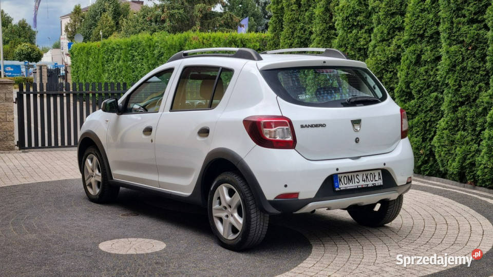 Dacia Sandero Stepway Tempomat Navi Klima biały Płońsk sprzedam