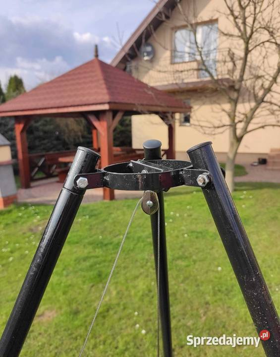 Grill ogrodowy trójnóg ruszt palenisko KOMPLETNY Paleniska Kielce sprzedam