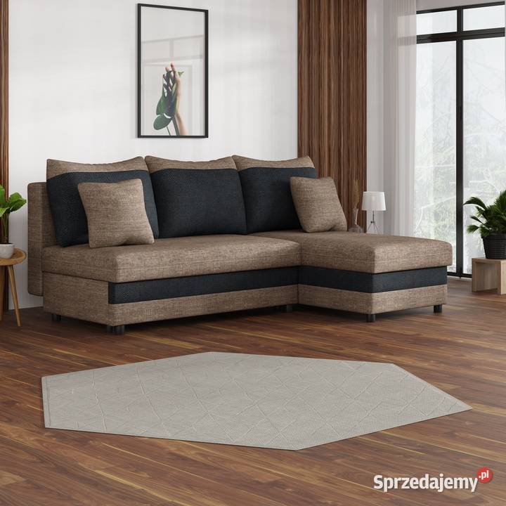 Narożnik Z Funkcją Spania Otto Nowoczesna Kanapa 196cm lubelskie Lublin