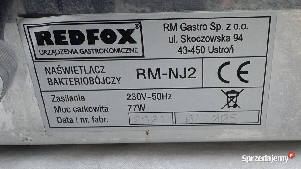 Naświetlacz do jajek REDFOX Pozostałe śląskie Bielsko-Biała