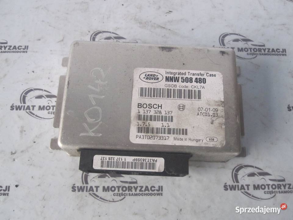 RANGE ROVER komputer skrzyni 1137328137