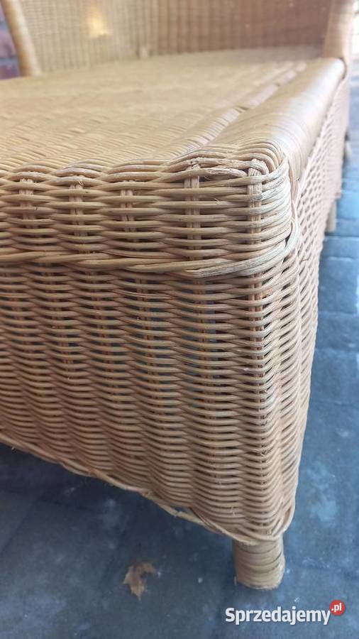 Leżanka wiklinowa rattanowa Szezlong Meble Gawroniec
