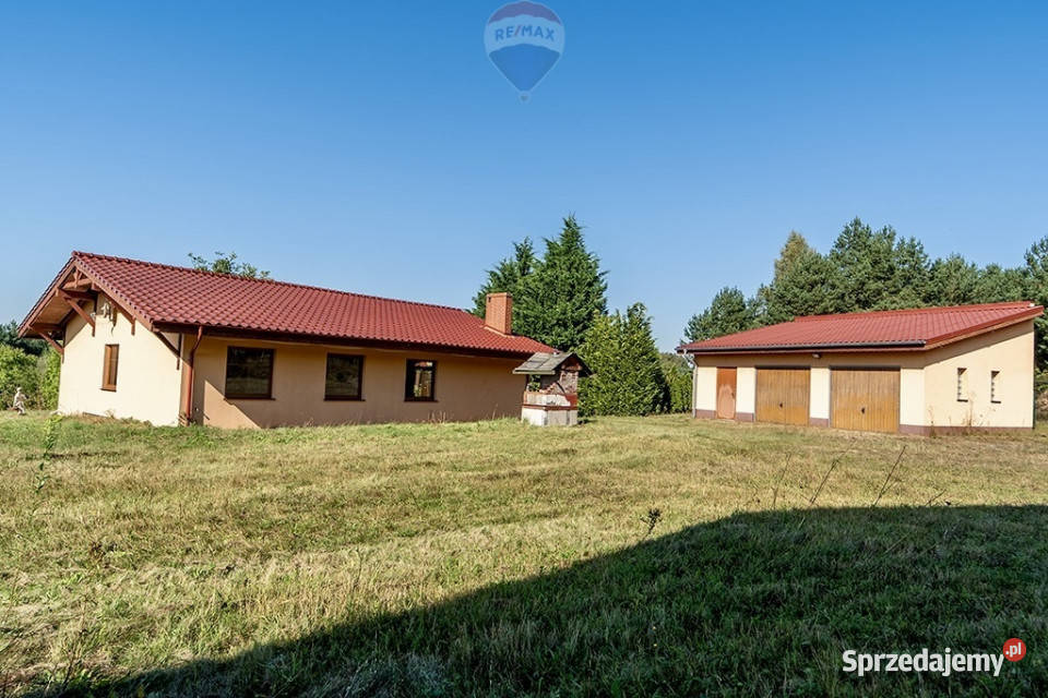 Dom parterowy wysoka hala garaże i pół hektara Błonie