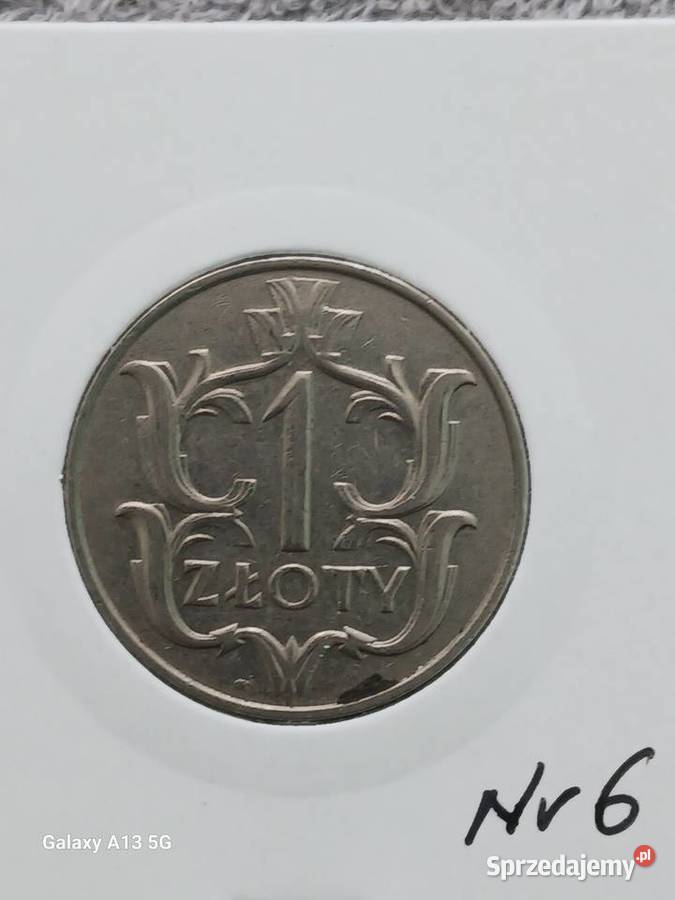 1 Złoty 1929 r 6 Konin sprzedam