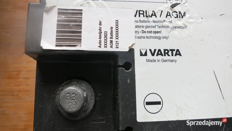 Akumulator Varta BMW AGM sprzedam