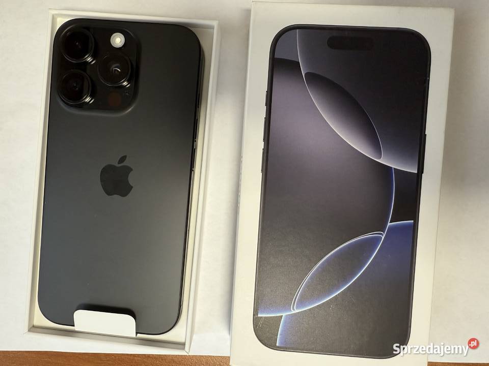 Iphone 16PRO 128GB 5G Czarny tytan NOWY OKAZJA sprzedam