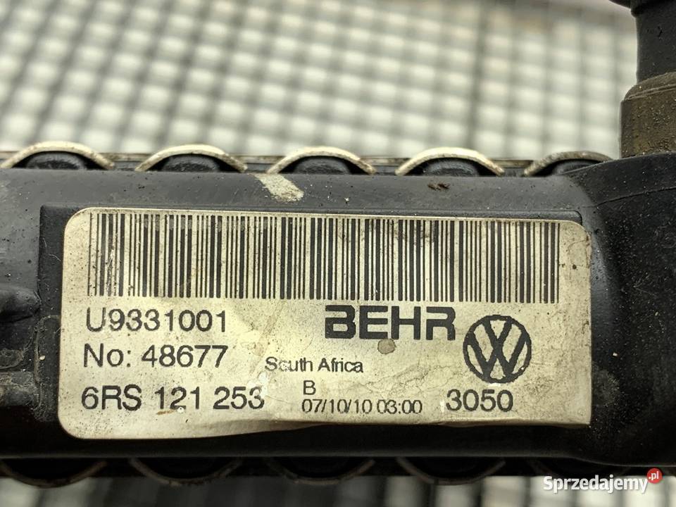 CHŁODNICA WODY VW POLO V 16 90 RADIATOR sprzedam