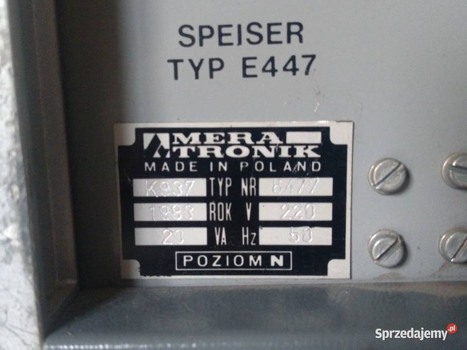 Meratronik K937 Generator wobulator lata 70