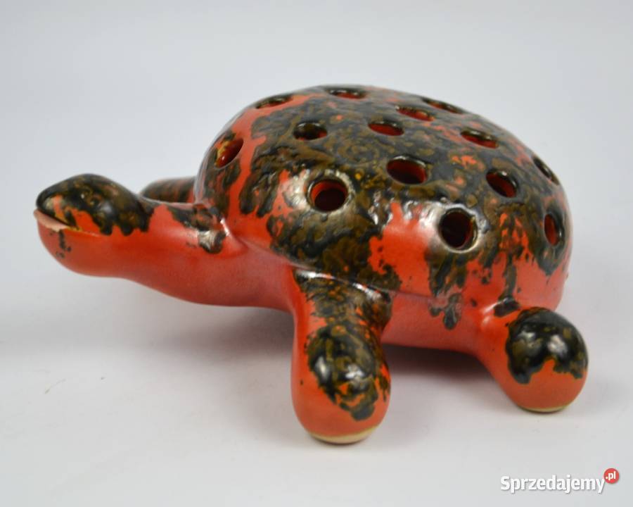 Ceramiczny żółw czerwony ceramikaTofej Węgry sprzedam